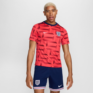 England Academy Pro Nike Dri-FIT kurzärmeliges Pre-Match-Fußballoberteil für Herren - Rot - M