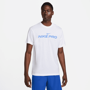 Nike Dri-FIT Fitness-T-Shirt für Herren - Weiß - XXL