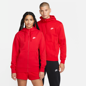 Nike Sportswear Club FleeceHerren-Hoodie mit durchgehendem Reißverschluss - Rot - L
