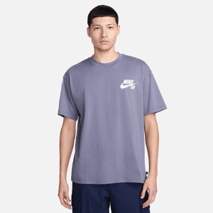 Nike SB Skateboard-T-Shirt mit Logo - Grau - L
