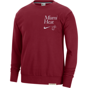 Miami Heat Standard Issue Nike Dri-FIT NBA-Sweatshirt mit Rundhalsausschnitt für Herren - Rot - XXL