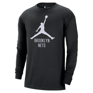 Brooklyn Nets EssentialJordan NBA-Longsleeve für Herren - Schwarz - S