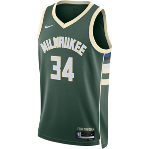 Milwaukee Bucks Icon Edition 2022/23Nike Dri-FIT NBA Swingman Trikot für Herren - Grün - XL