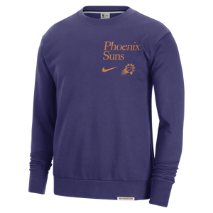 Phoenix Suns Standard Issue Nike Dri-FIT NBA-Sweatshirt mit Rundhalsausschnitt für Herren - Lila - M