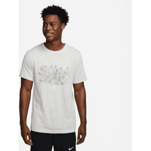 NikeCourt Dri-FIT Tennis T-Shirt für Herren - Grau - XS