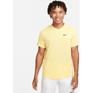 NikeCourt Dri-FIT Victory Herren-Tennisoberteil - Gelb - XL