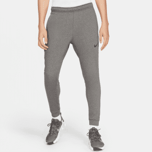 Nike Dry Dri-FIT schmal zulaufende Fitness-Fleece-Hose für Herren - Grau - XL
