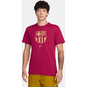 Nike FC Barcelona CrestFußball-T-Shirt für Herren - Rot - XL