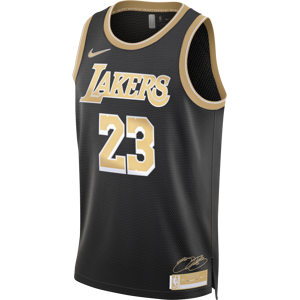 LeBron James Los Angeles Lakers 2024 Select Series Nike Dri-FIT NBA Swingman Trikot für Herren - Schwarz - M