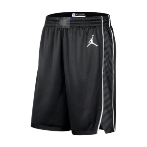 Brooklyn Nets Statement EditionJordan Dri-FIT NBA Swingman Basketballshorts für Herren - Schwarz - S