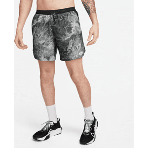 Nike Stride Dri-FIT-Laufshorts mit Futter für Herren (ca. 18 cm) - Grau - M