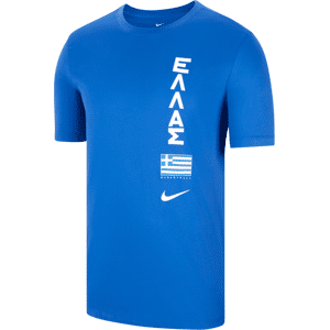 GriechenlandNike Dri-FIT Basketball-T-Shirt für Herren - Blau - S