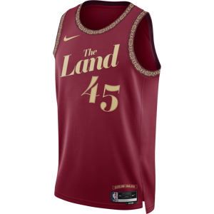 Donovan Mitchell Cleveland Cavaliers City Edition 2023/24Nike Dri-FIT NBA Swingman Trikot für Herren - Rot - S