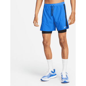 Nike Stride Dri-FIT Hybrid-Laufshorts für Herren (ca. 12,5 cm) - Blau - XXL