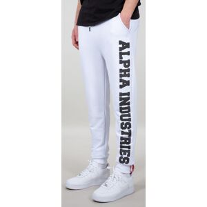 Alpha Industries Big Letters Jogginghose S Weiss