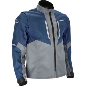 Acerbis X-Duro Motocross Jacke M Grau Blau