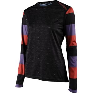 Troy Lee Designs Lilium Rugby Damen Fahrrad Jersey L Schwarz Mehrfarbig