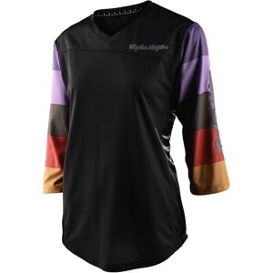 Troy Lee Designs Mischief Rugby Damen Fahrrad Jersey XL Schwarz Mehrfarbig