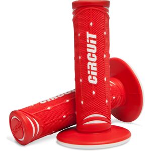 Circuit Equipment JUPITER Racing Gummigriffe  Weiss Rot