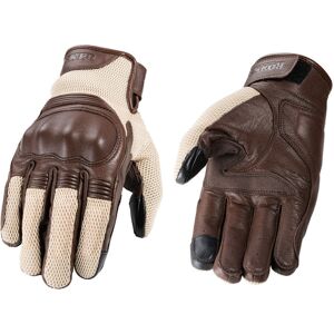 Rokker Austin Mesh Motorrad Handschuhe M Beige