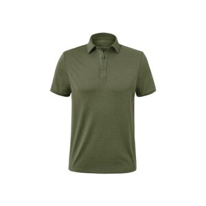 Tchibo - Funktions-Poloshirt - Olivgrün/Meliert - Gr.: S Polyester  S