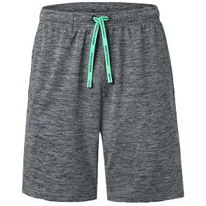 Tchibo - Sportshorts - Grau/Meliert - Gr.: S Polyester Grau S