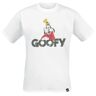Micky Maus - Disney T-Shirt - Recovered - Disney - Goofy - S bis L - für Herren - weiß