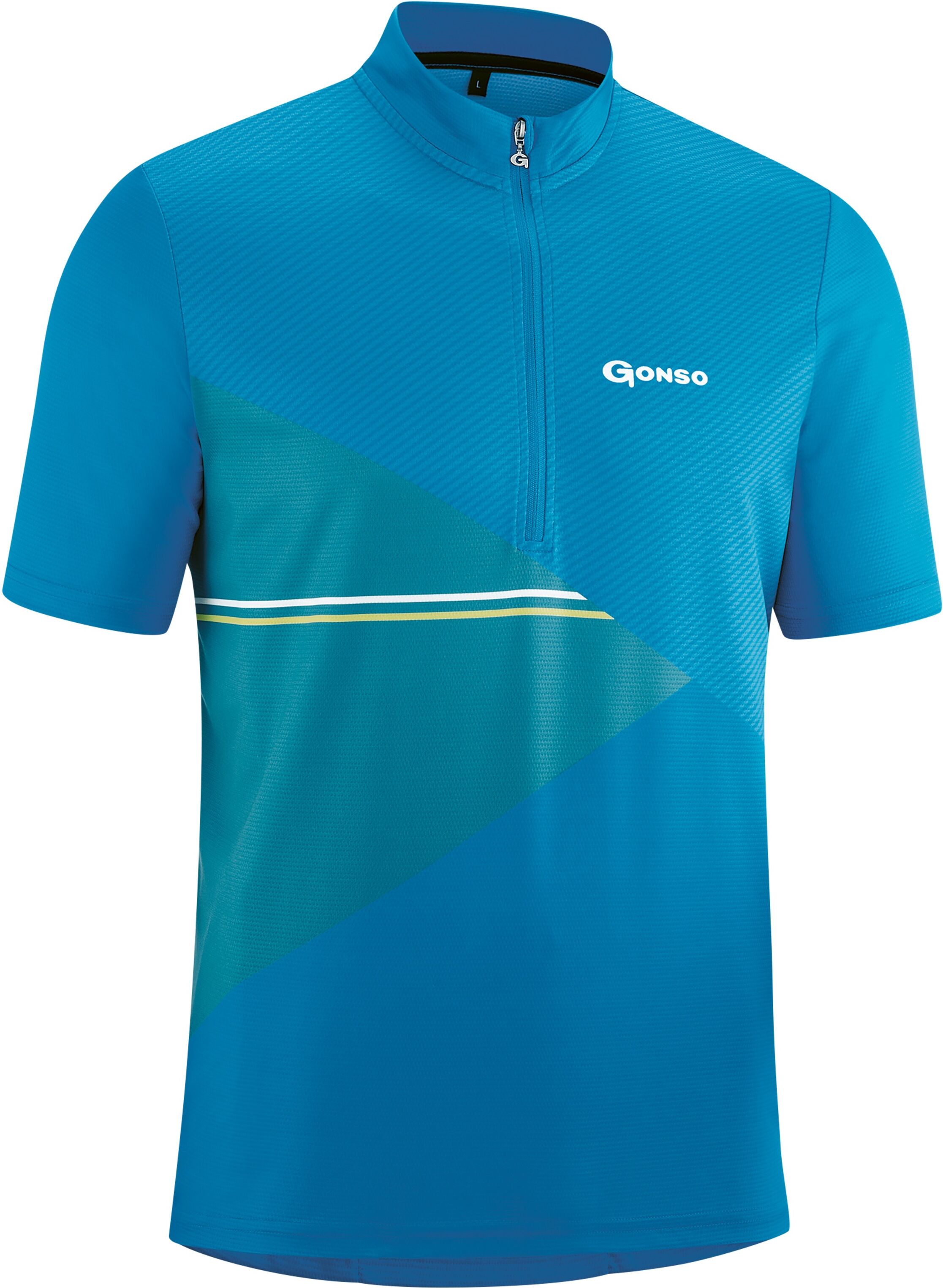 Gonso Radtrikot »Ripo«, Leichte Funktionsfaser blau  4XL 5XL 6XL L M S XL XXL XXXL