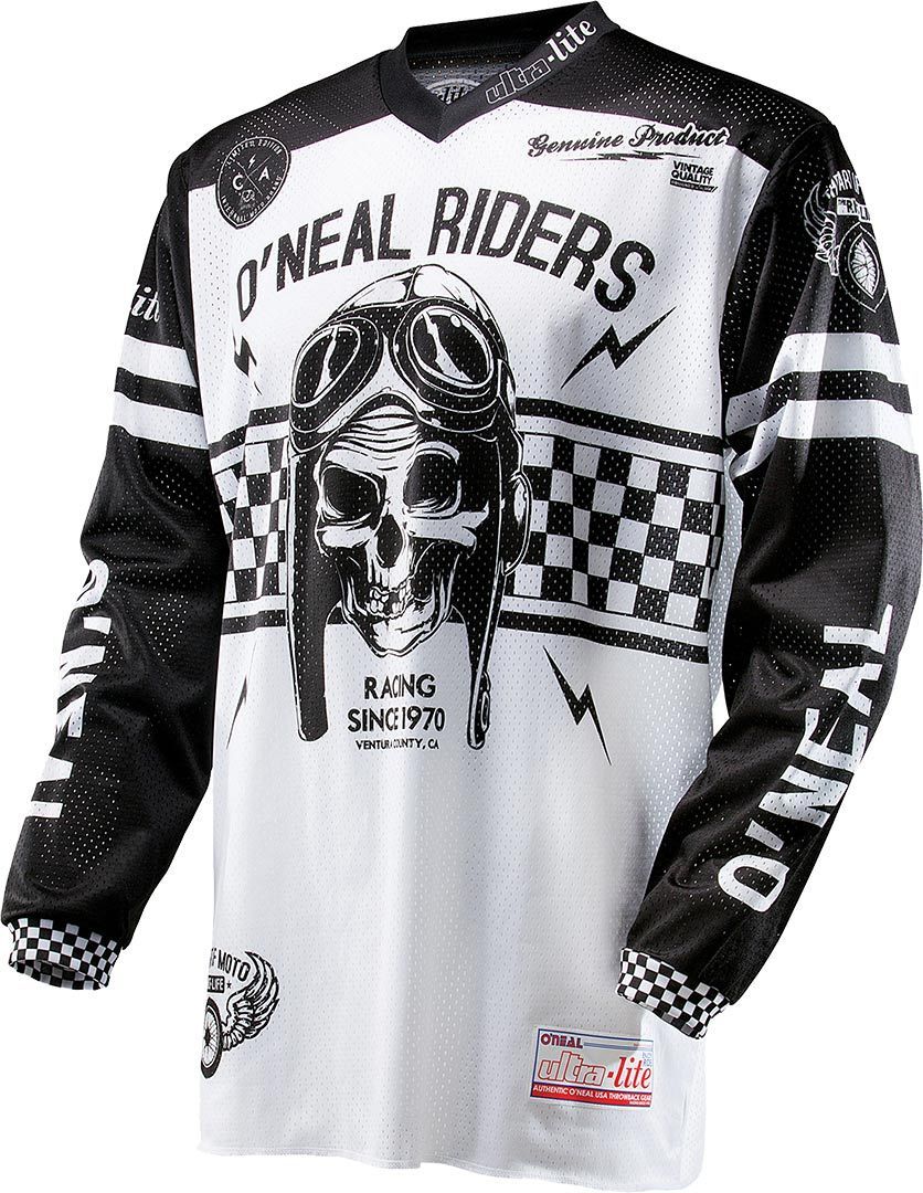 Oneal Ultra Lite 70 Motocross Jersey M Schwarz Weiss