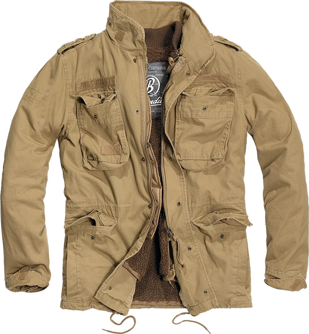 Brandit M-65 Giant Jacke S Braun