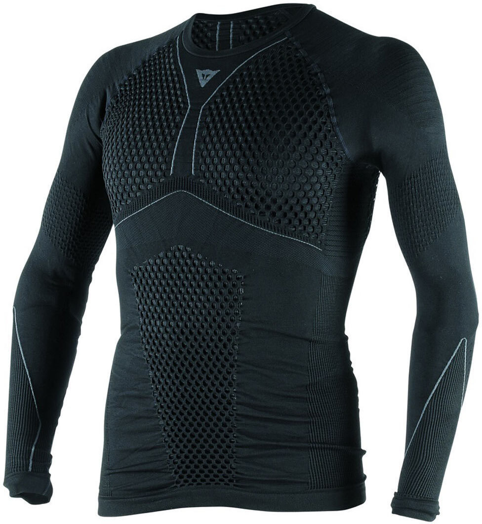 Dainese D-Core Thermo Tee LS XS S Schwarz Grau