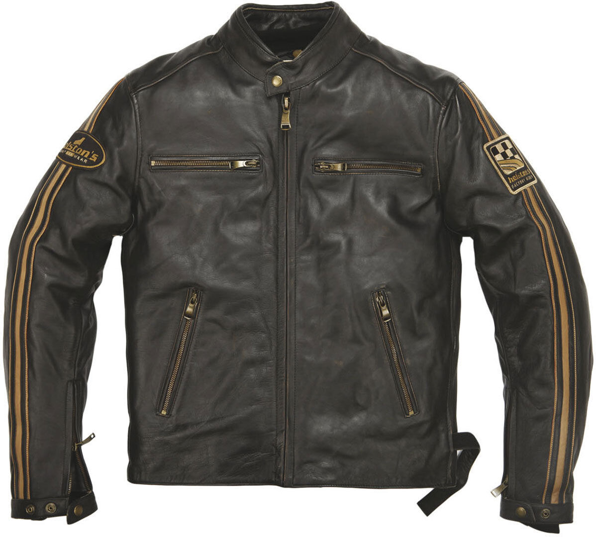 Helstons Ace Oldies Lederjacke L Schwarz