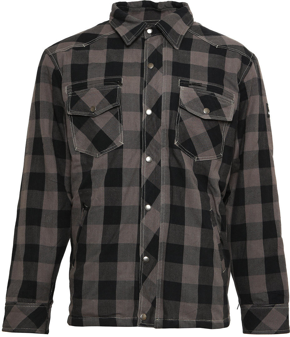Bores Lumberjack Shirt M Schwarz Grau