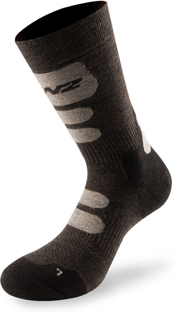 Lenz Trekking 8.0 Socken 39 40 41 Braun