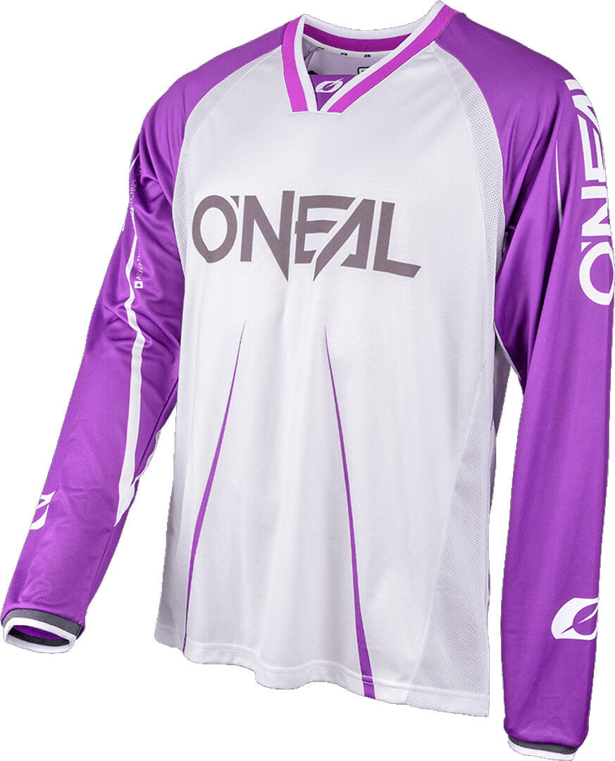 Oneal Element FR Blocker Fahrrad Jersey L Weiss Lila