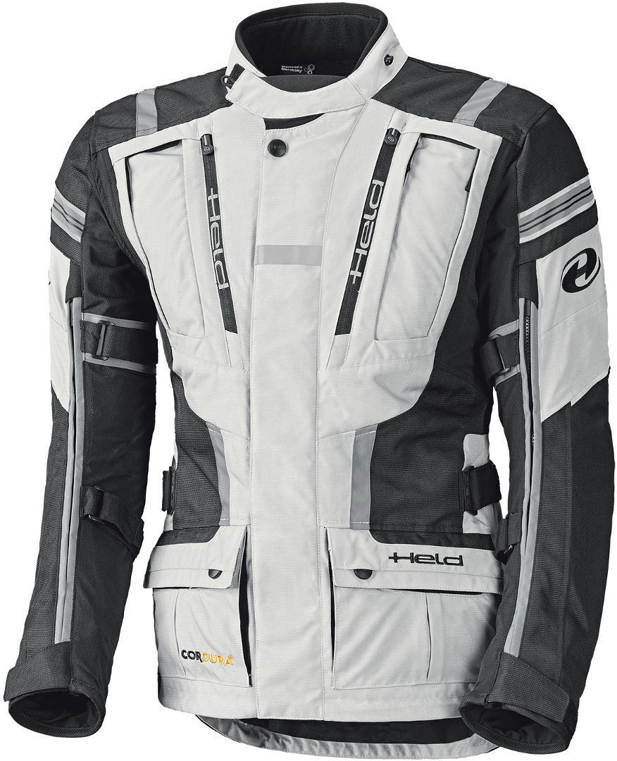 Held Hakuna II Motorrad Textiljacke 6XL Schwarz Grau