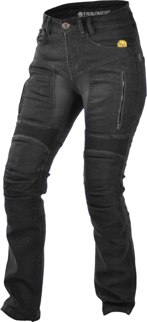 Trilobite Parado Black Damen Motorradjeans 32 schwarz