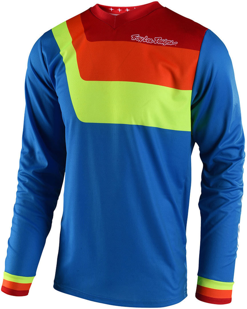 Troy Lee Designs GP Prisma Jersey S Blau