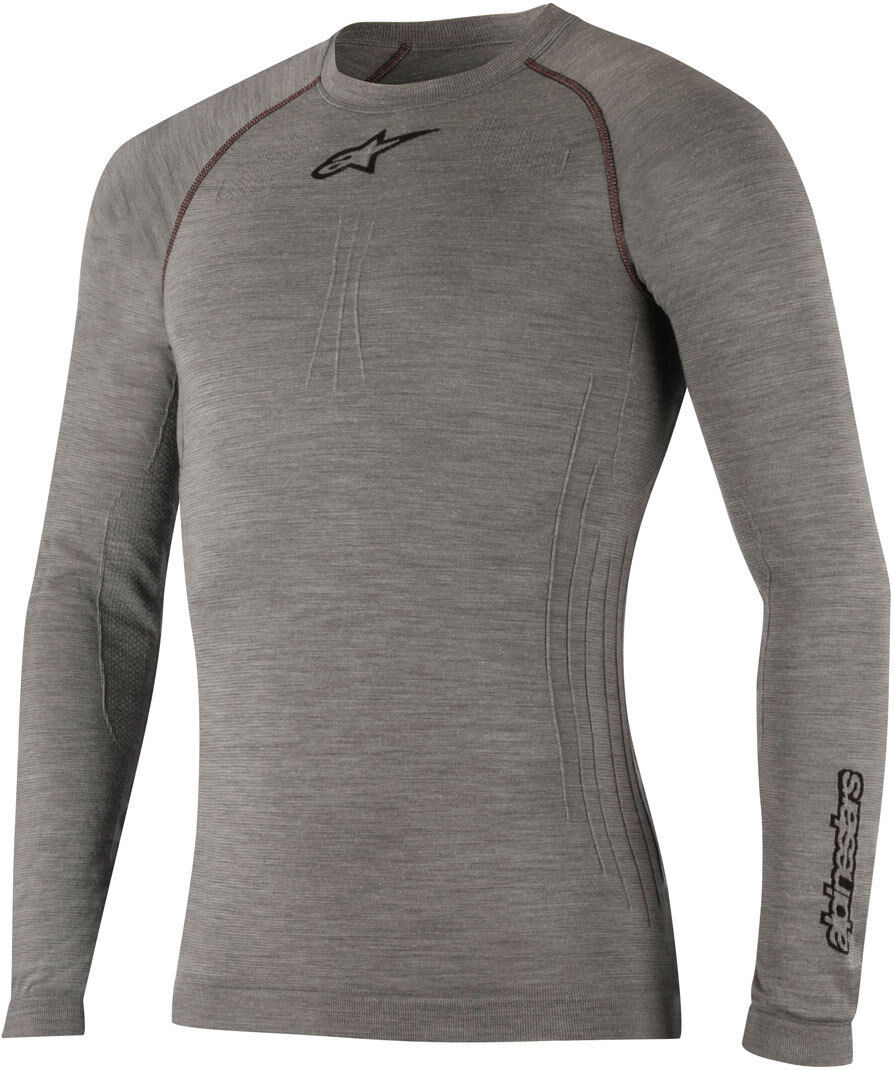 Alpinestars Tech LS Winter Shirt XS S Grau