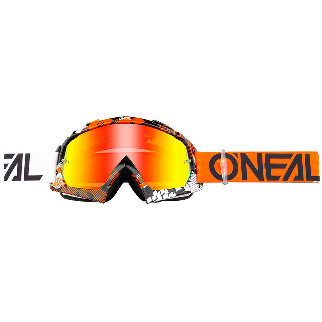 Oneal O´Neal B-10 Pixel Radium Brille Einheitsgröße Weiss Orange