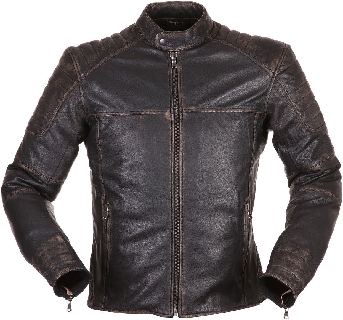 Modeka Kaleo Motorrad Lederjacke L Braun