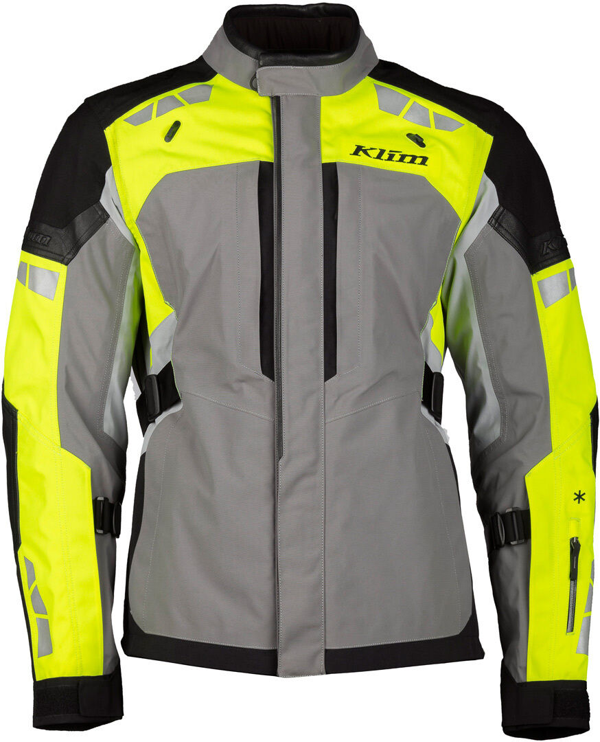 Klim Latitude Motorrad Textiljacke 50 Grau Gelb