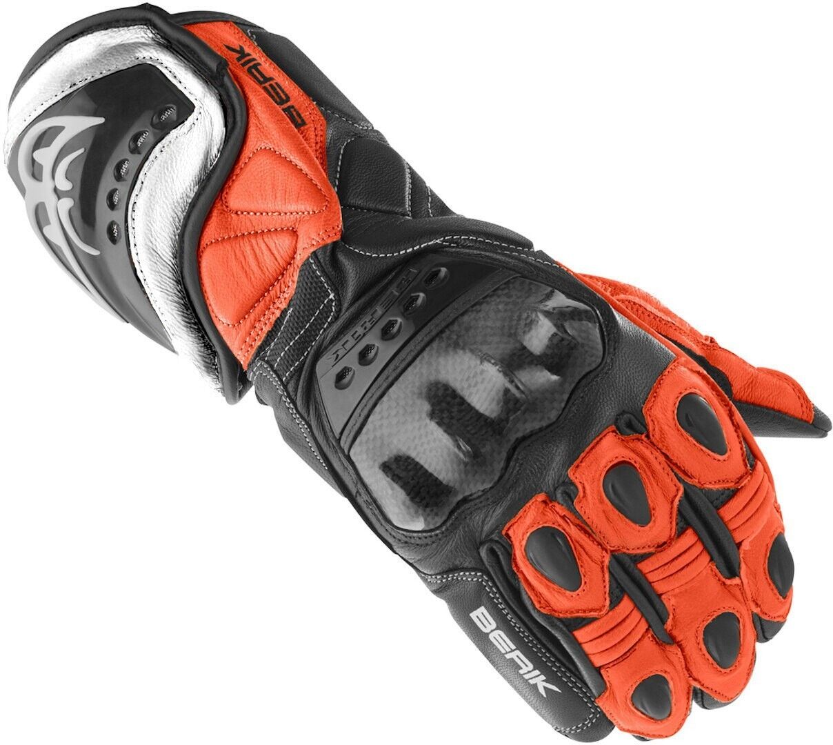 Berik TX-1 Motorradhandschuhe S Schwarz Rot