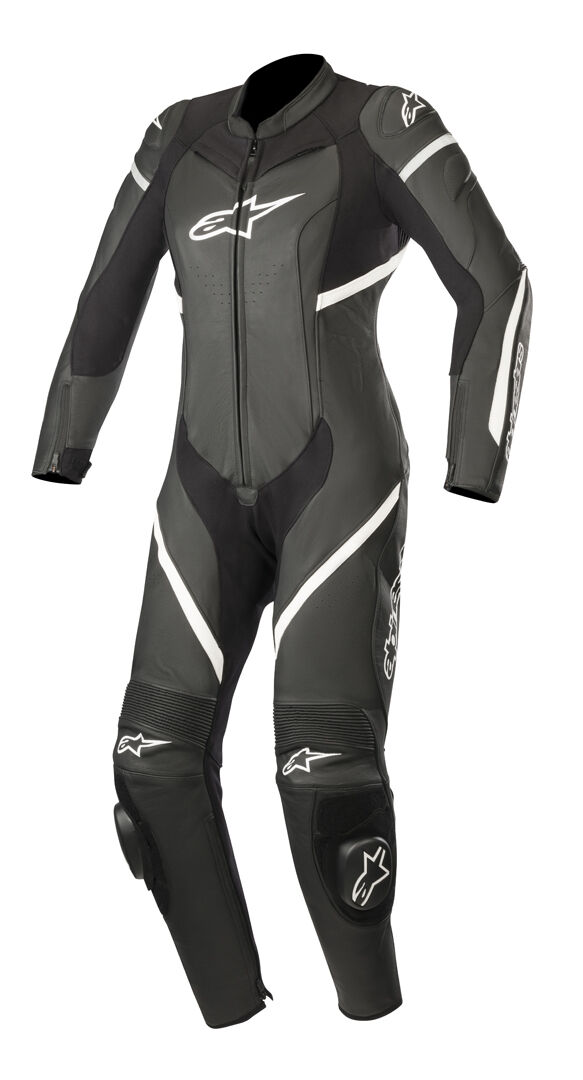 Alpinestars Stella Kira 1-Teiler Damen Motorrad Lederkombi 48 Schwarz Weiss