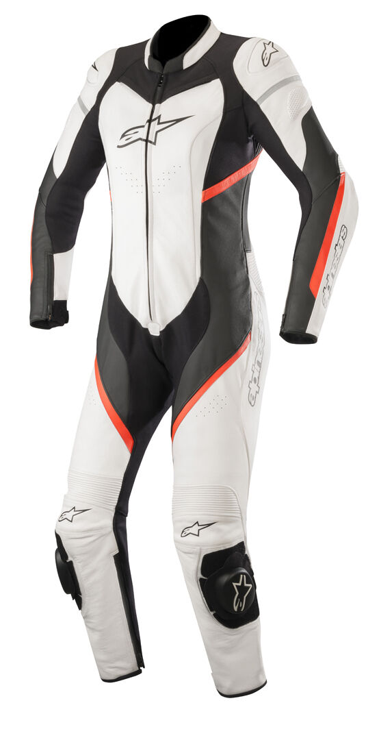 Alpinestars Stella Kira 1-Teiler Damen Motorrad Lederkombi 44 Schwarz Weiss