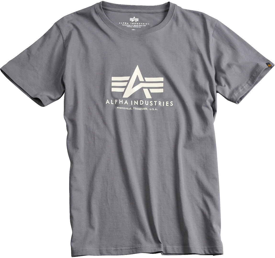 Alpha Industries Basic T-Shirt L Schwarz Grau