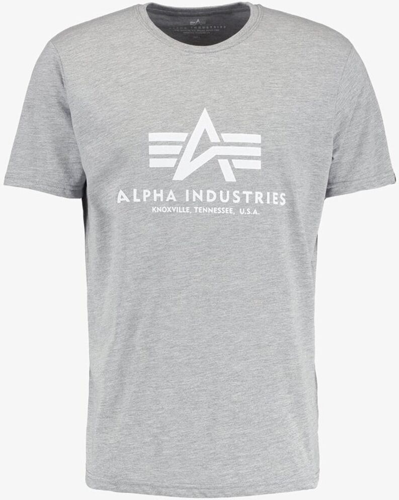 Alpha Industries Basic T-Shirt M Grau