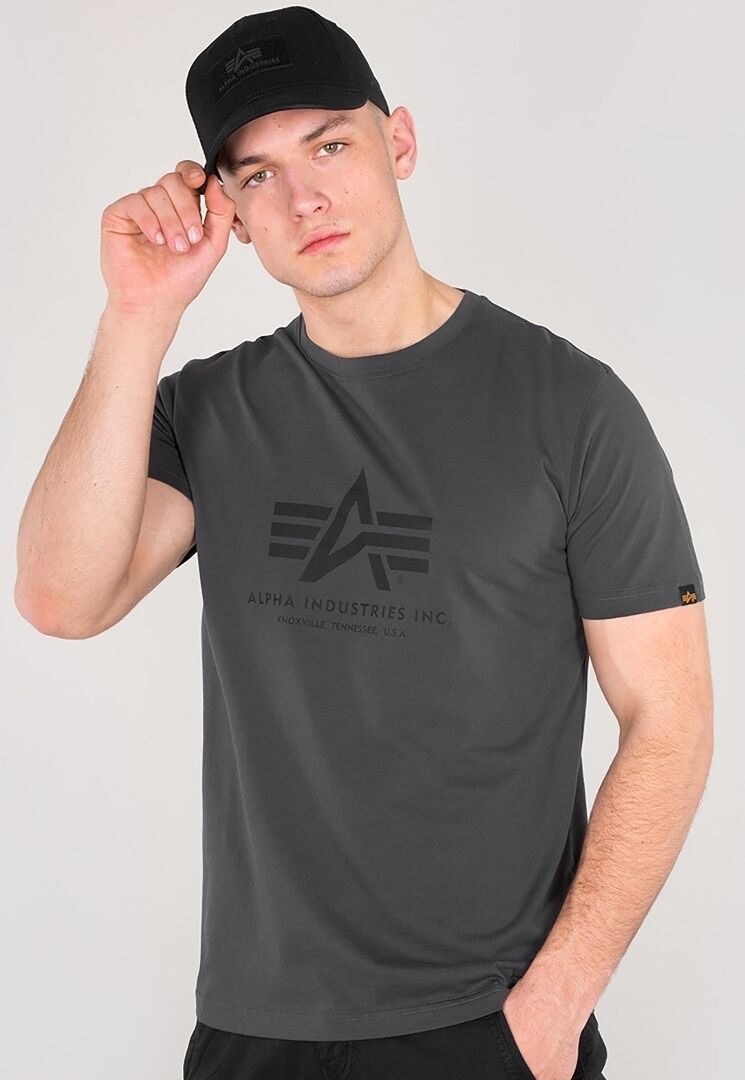 Alpha Industries Basic T-Shirt M Grau