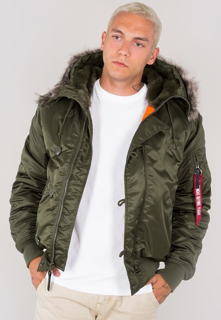 Alpha Industries N2B VF 59 Jacke M Grün