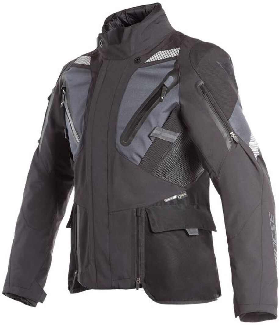 Dainese Gran Turismo GoreTex Motorrad Textiljacke 44 Schwarz Blau